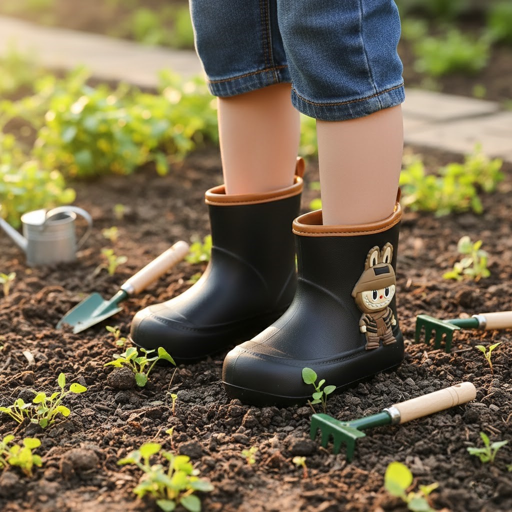 خرید آنلاین چکمه بچگانه پایون مدل لبوبو کد 01